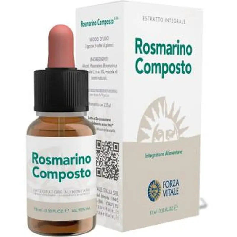 Forza Vitale Rosmarino Composto (Lead) Metal Espagirico 10Ml.