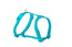 Freedog Basic Turquoise Nylon Harness, 20 mm, 51/70 cm