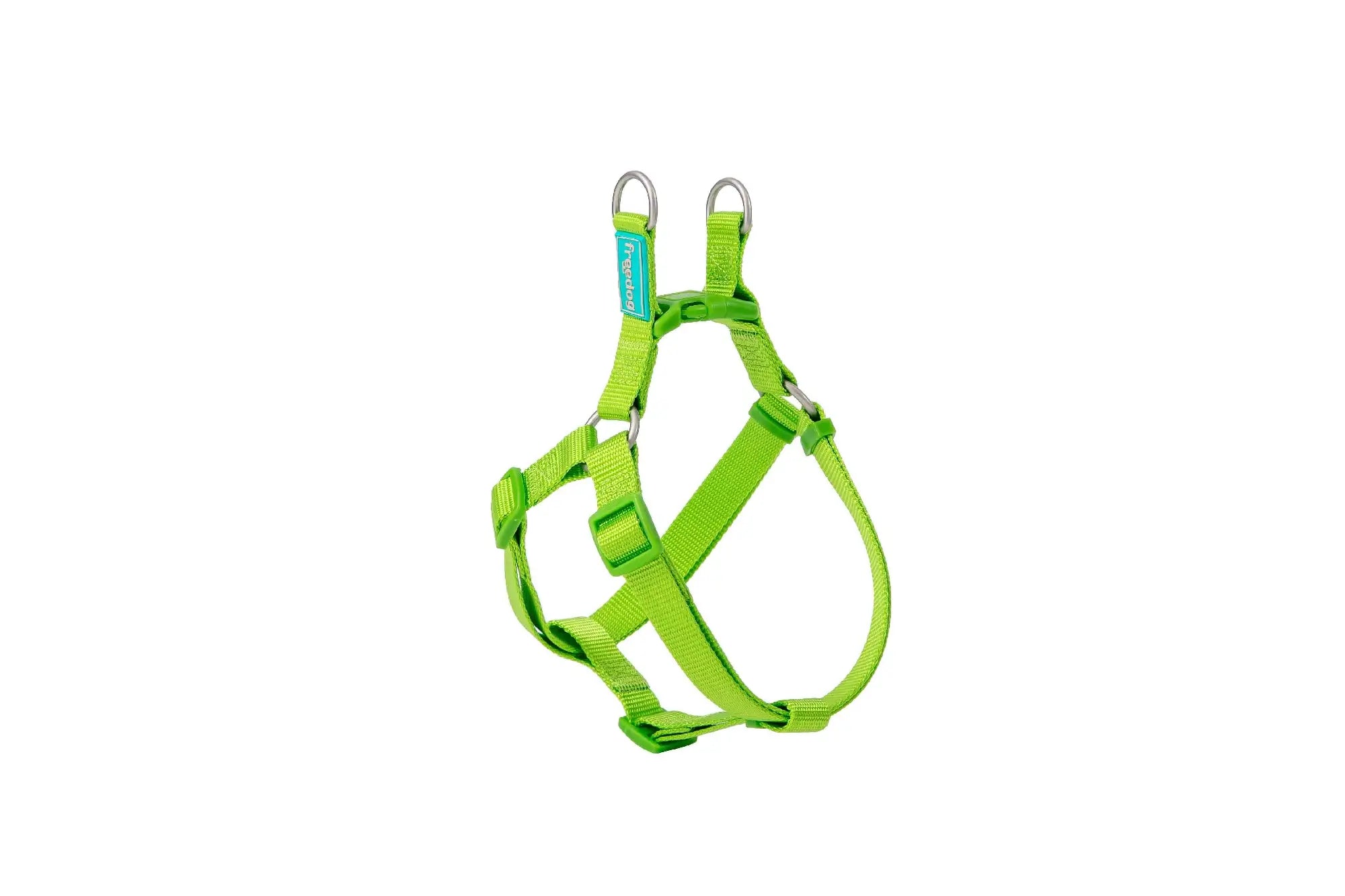 Freedog Type A Nylon Harness, Lime Green, 10 mm, 20/36 cm