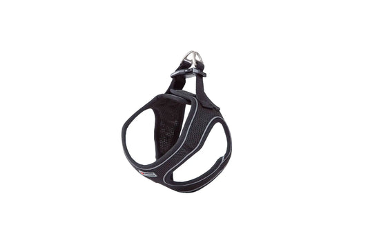 Freedog Soft Black Harness, Size S, 35–40 cm