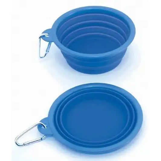 Freedog Travel Bowl Silicone Blue