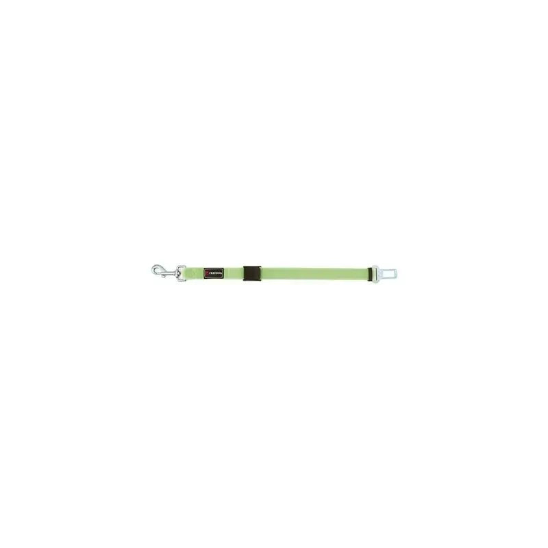 Freedog Safety Belt Lime Green 25Mm X 36/56Cm