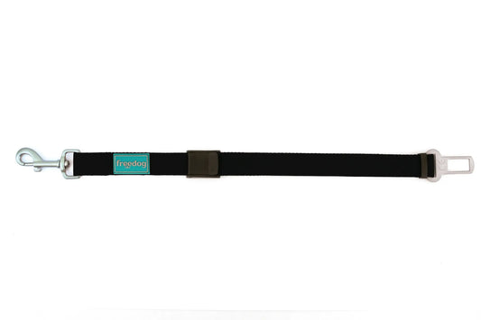 Freedog Black Car Safety Belt, 25 mm, 36/56 cm