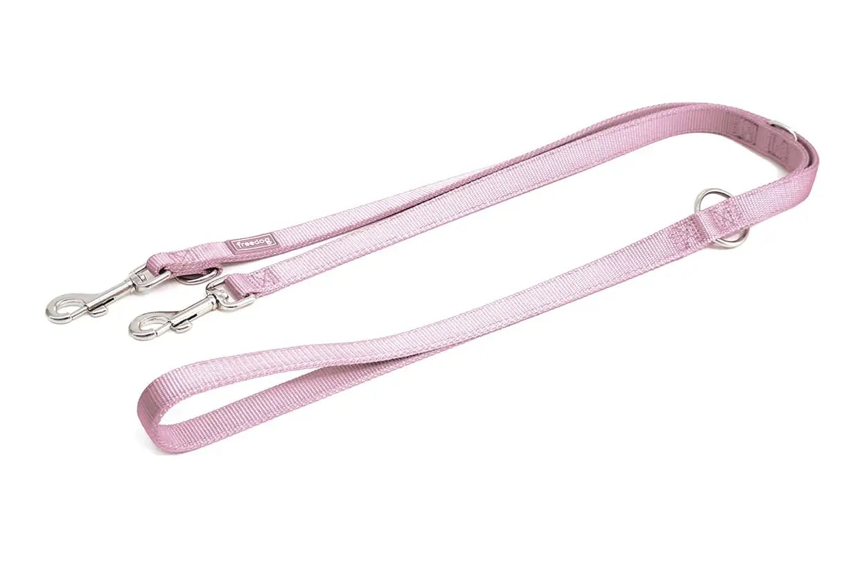 Freedog Pink Nylon Training Lead, 20 mm, 20 cm