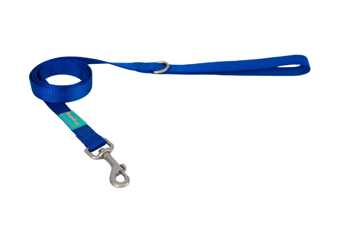 Freedog Basic Blue Nylon Lead, 25 mm, 120 cm