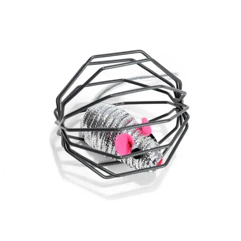 Freedog Metal Cage With Mouse 6Cm