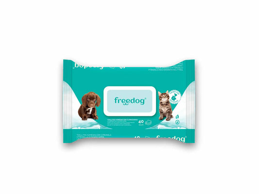 Freedog Chlorhexidine Wipes Large 40Packs