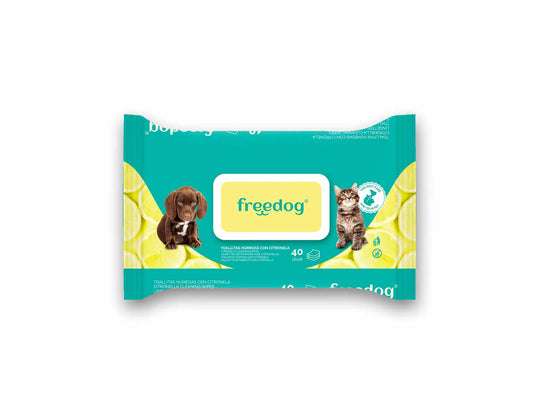 Freedog Citronella Moist towelettes 40 pcs. 28 X 18Cm