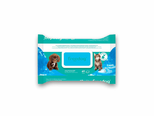 Freedog Moist Eye Wipes 40 pcs 28 X 18Cm Gde