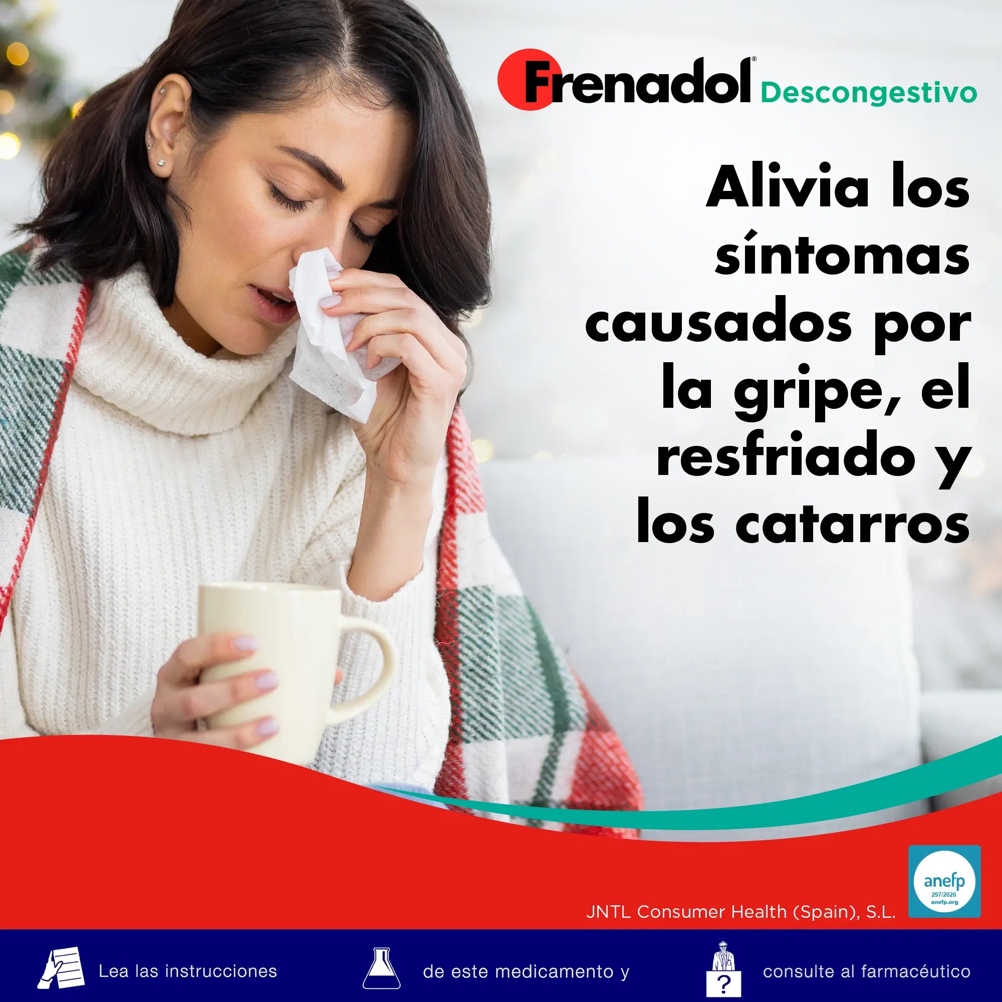 FRENADOL® Flu Decongestant, Oral Use, 16 capsules
