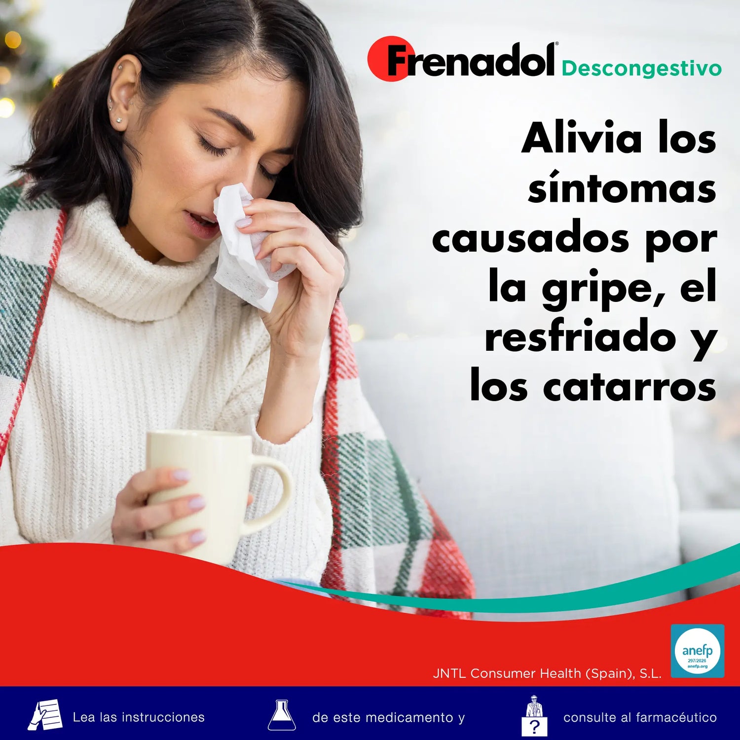 FRENADOL® Flu Decongestant, Oral Use, 16 capsules