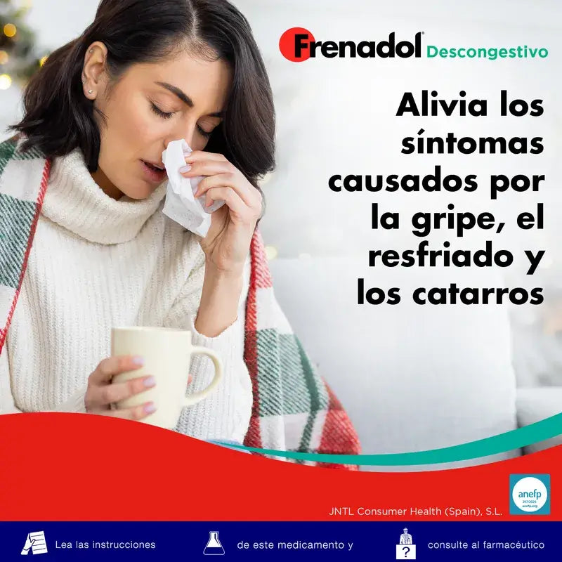 FRENADOL® Flu Decongestant, Oral Use, 16 capsules