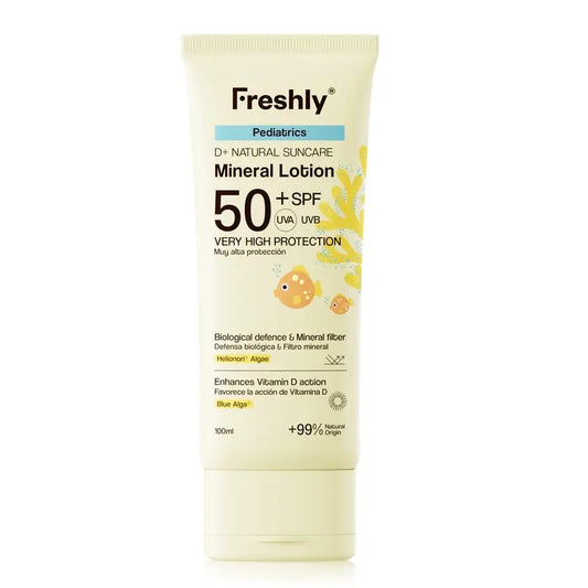 Freshly Pediatrics D+ Natural Suncare Mineral Lotion Spf50, 100 ml