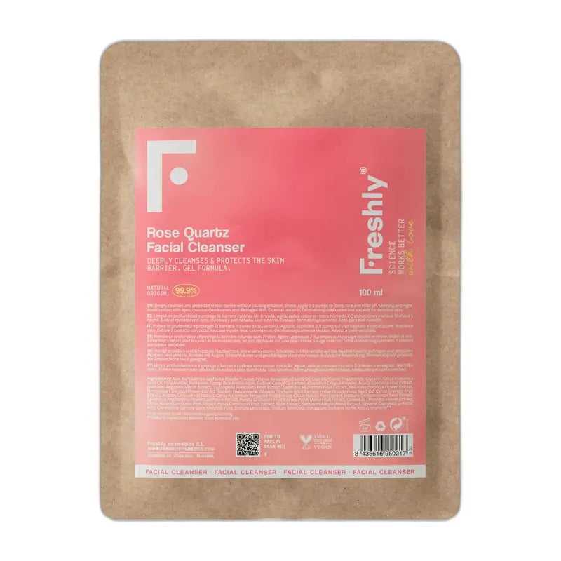 Freshly Refill Rose Quartz Facial Cleanser, 100 ml