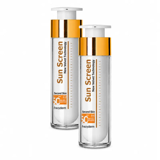 Frezyderm Sun Screen Velvet Face SPF50+, 2 x 50 ml