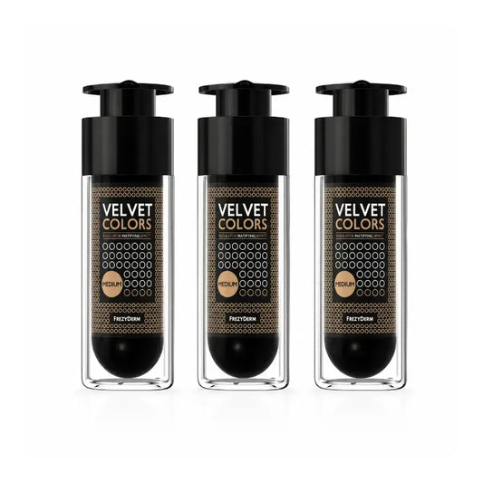 Frezyderm Velvet Colors Medium Pack 3 x 30 Ml