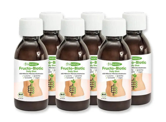 Frusano Fructo-Biotic Daily Shot Pack, 6 X 80 Ml