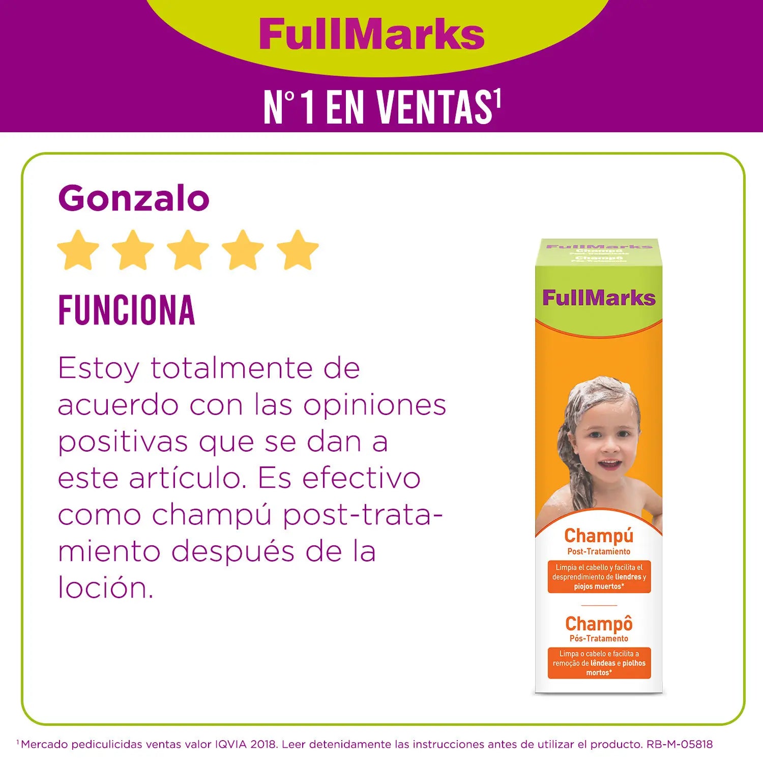 Fullmarks Post Treatment Shampoo 150 ml