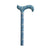 Garcia 1880 Extendable Crutch, Total Look Turquoise-Green
