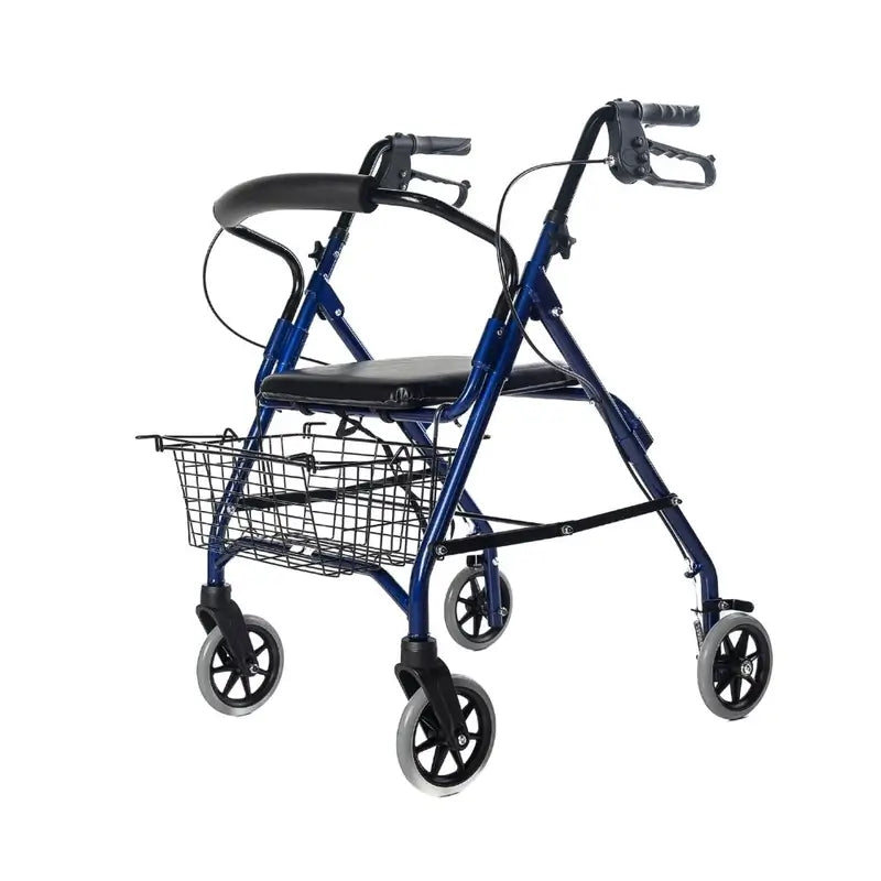 Garcia 1880 Aluminium Rollator With Brakes (Blue)