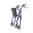 Garcia 1880 Aluminium Rollator With Brakes (Blue)