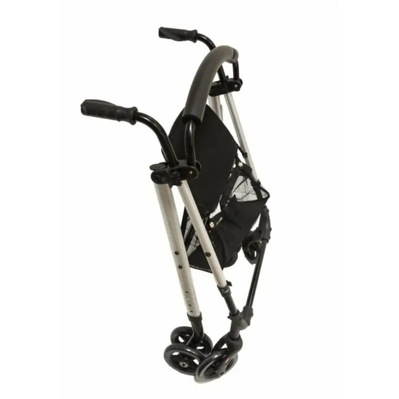 García 1880 Aluminium Rollator with Pressure Brakes, New Style (Grey)