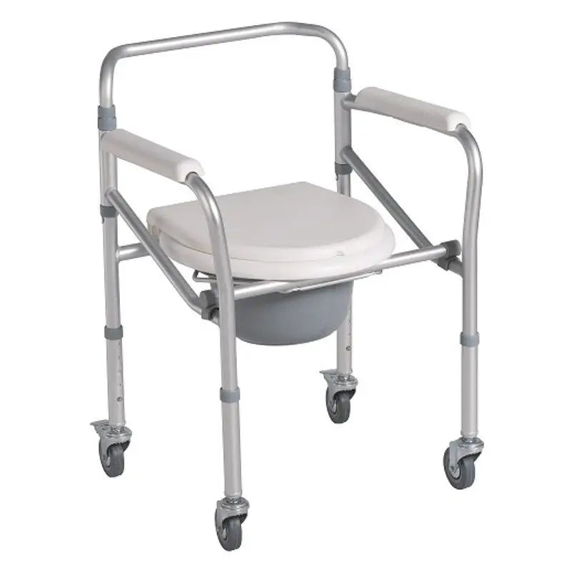 Garcia 1880 Folding Chair With Toilet And Wheels