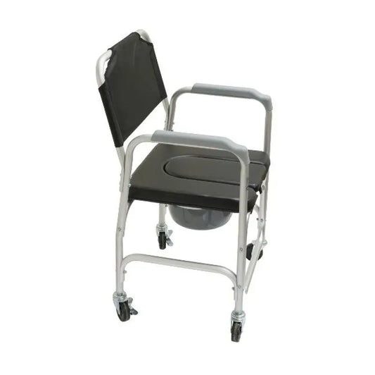 Garcia 1880 Aluminium Chair With Toilet And Wheels
