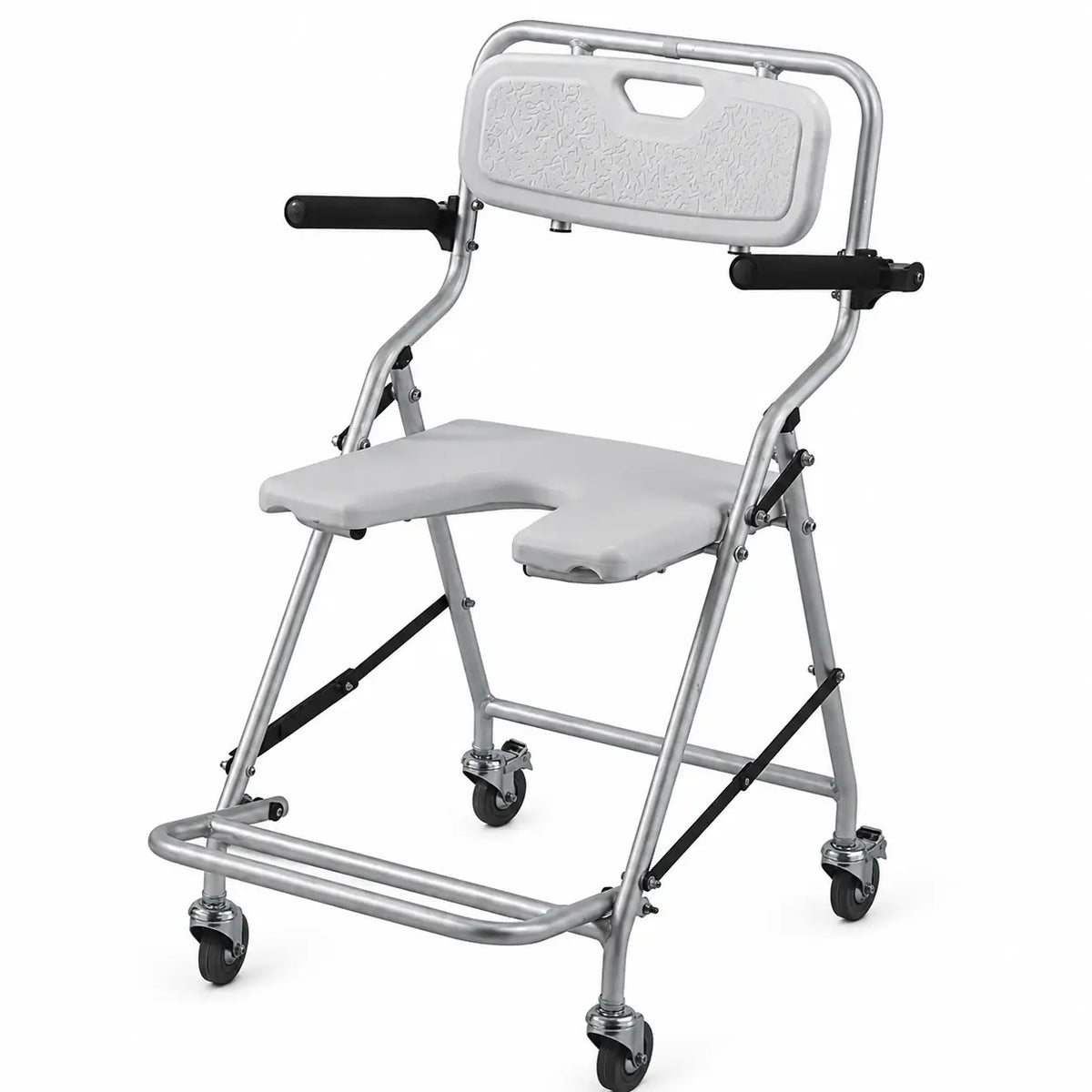 Garcia 1880 Folding Bath Chair With Wheels