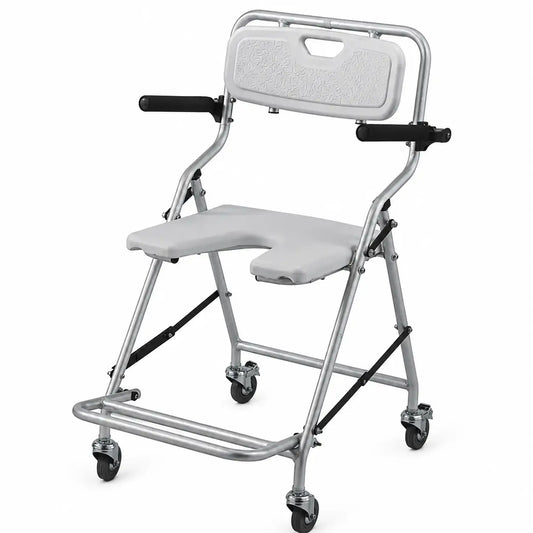 Garcia 1880 Folding Bath Chair With Wheels