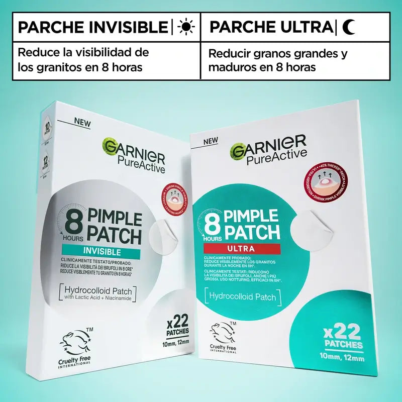 Garnier Anti-Acne Pureactive 8H Pimple Patch Ultra , 22 units