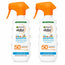 Garnier Delial Sunscreen Children Spf50 For Light & Sensitive Skin. Pediatric, 270Ml , pack 2