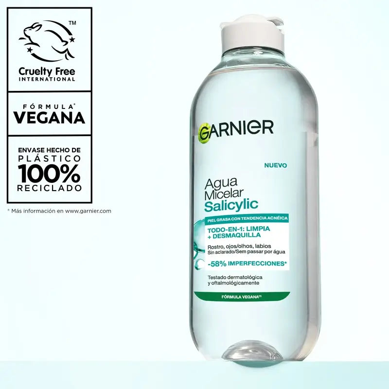 Garnier Face Cleansing Products Salicylic Anti-Imperfection Micellar Water , 400 ml