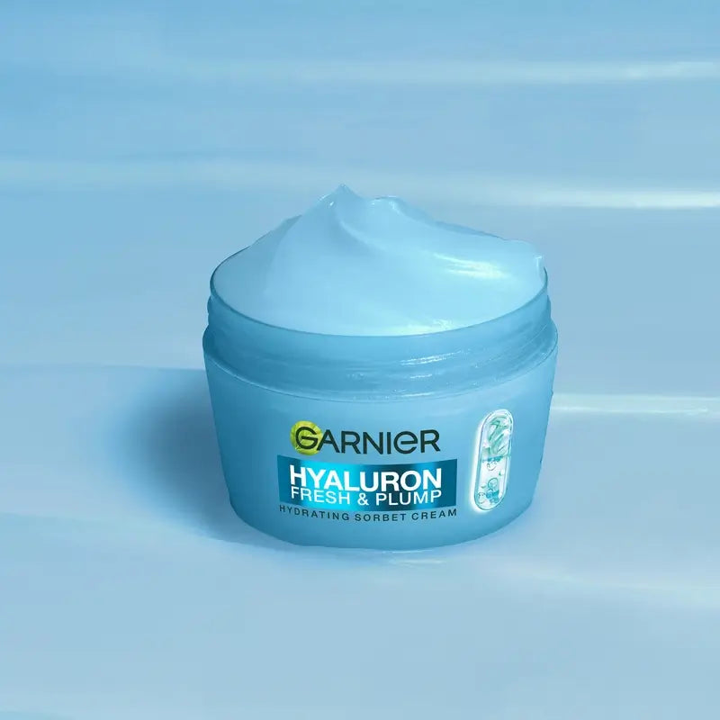 Garnier Hyaluron Fresh & Plump Moisturising Replenishing Sorbet, 85 ml