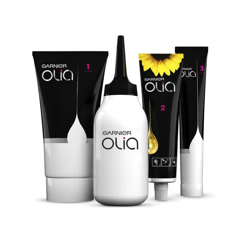 Garnier Olia Permanent Colouring Ammonia Free, Pleasant Smelling With Natural Floral Oils - Golden Dark Blonde 6.3