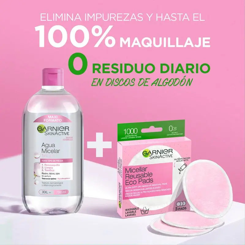 Garnier Skin Active Reusable Microfibre Make-Up Remover Discs