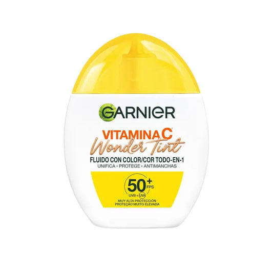 Garnier Uv Daily Protection Vitamin C Wonder Tint Spf50+, Medium Tone , 40 ml