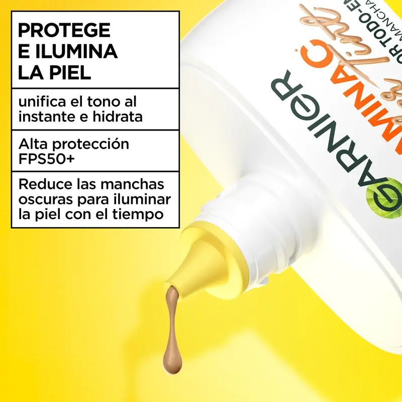 Garnier Uv Daily Protection Vitamin C Wonder Tint Spf50+, Medium Tone , 40 ml