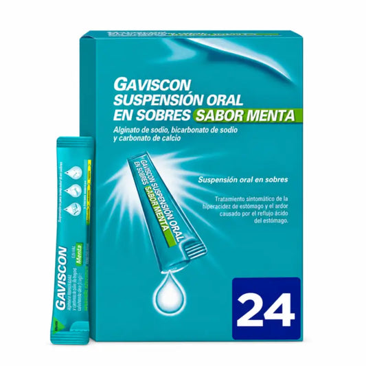 Gaviscon 24 Sachets Peppermint Flavour