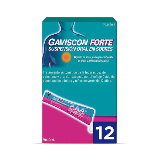 Gaviscon Forte Oral Suspension, 12 Envelopes