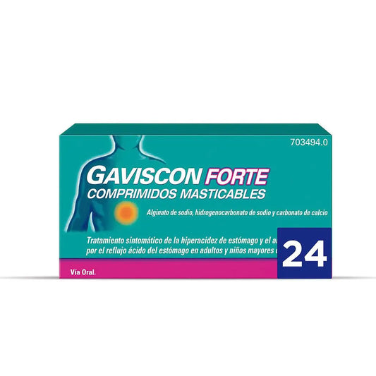 Gaviscon Forte, 24 Chewable Tablets