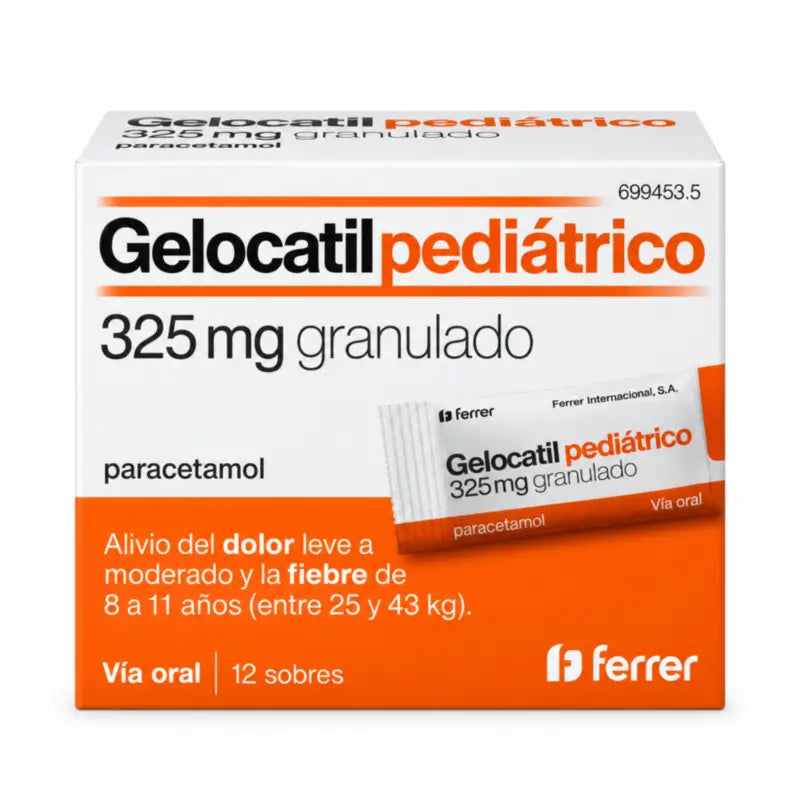 Gelocatil 325 mg, 12 Sachets Granules