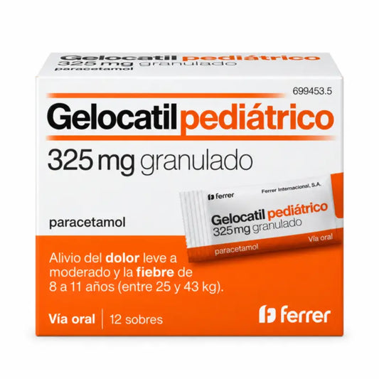 Gelocatil 325 mg, 12 Sachets Granules