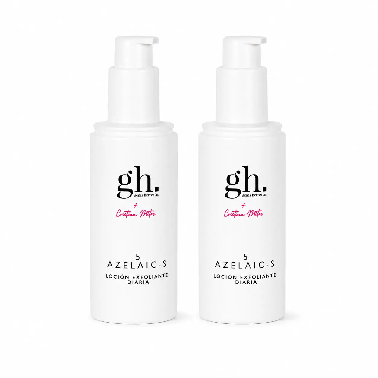 Gema Herrerías Pack 5 Azelaic-S Cristina Mitre Daily Exfoliating Lotion, 2 x 150 Ml
