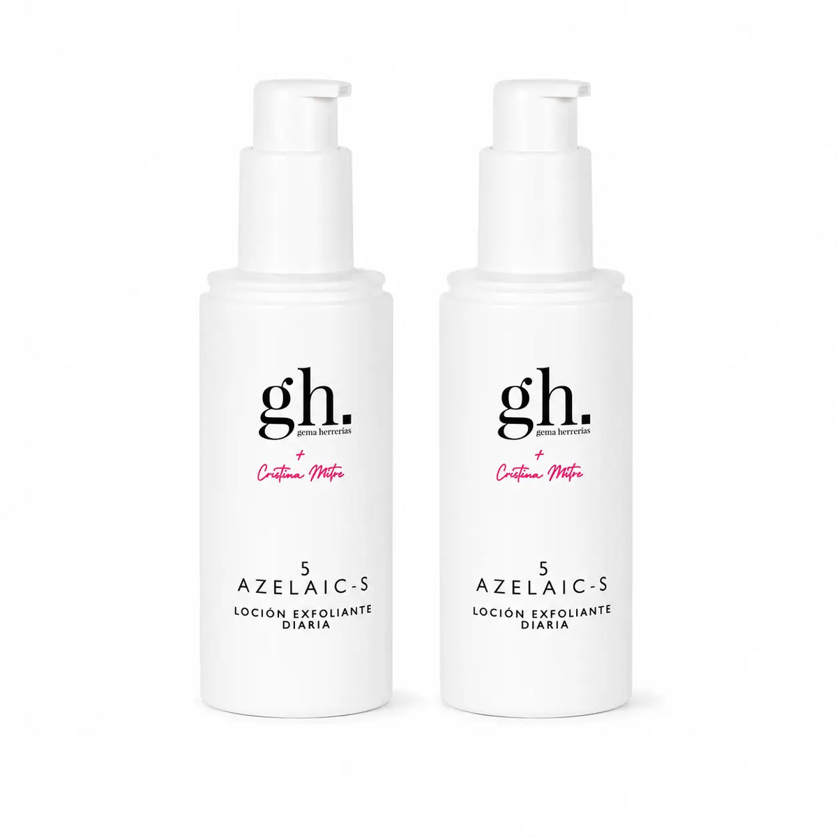 Gema Herrerías Pack 5 Azelaic-S Cristina Mitre Daily Exfoliating Lotion, 2 x 150 Ml