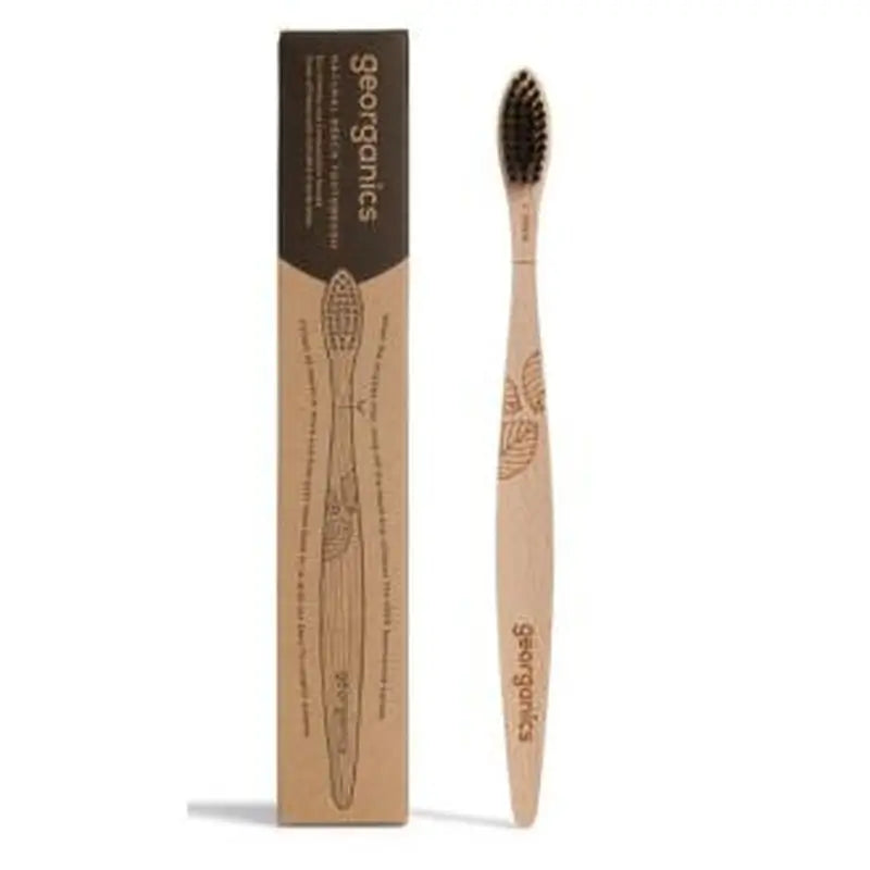 Georganics Soft Toothbrush Beech Wood .