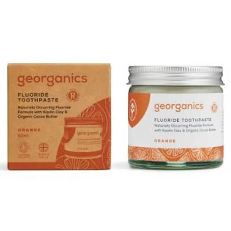 Georganics Fluor Orange Toothpaste 60Ml.