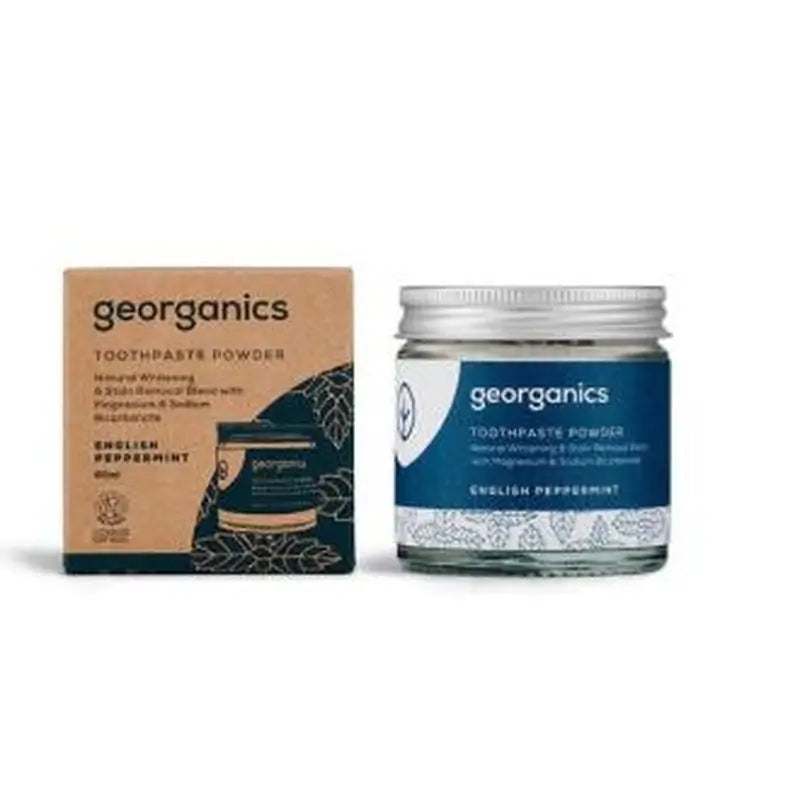 Georganics Mineral Toothpaste Peppermint Powder 60Ml.