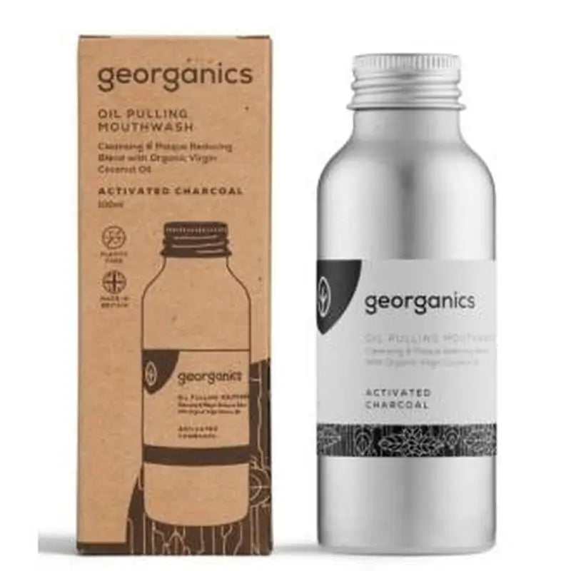 Georganics Activated Carbon Oil Mouthwash 100Ml.