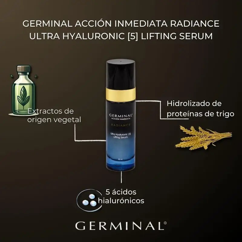 Germinal Immediate Action Radiance Ultra Hyaluronic [5] Lift Serum, 30 ml